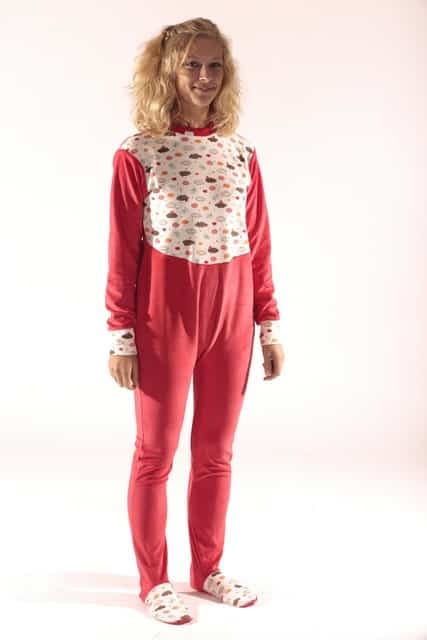 Combinaison velours nuages