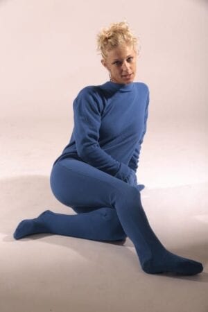 Onesie with removable mittens