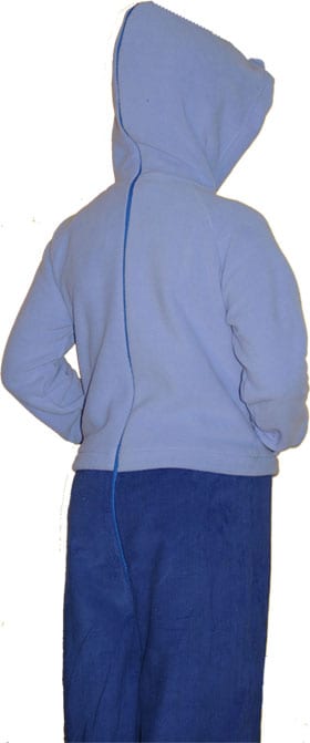 Combinaison pantalon enfant vue de dos