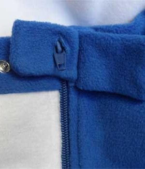 Combinaison ouverture dos adulte polaire – détail fermeture dos