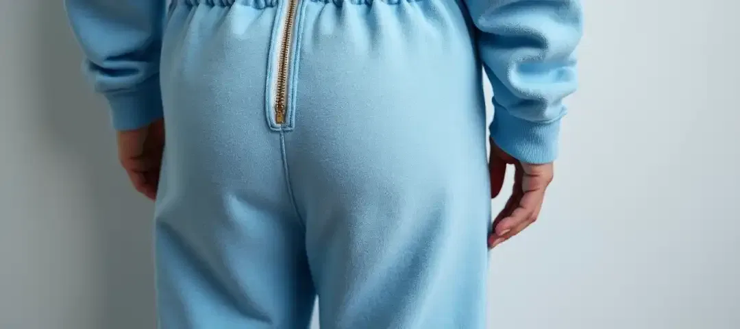 Advantages of the onesie, back closure