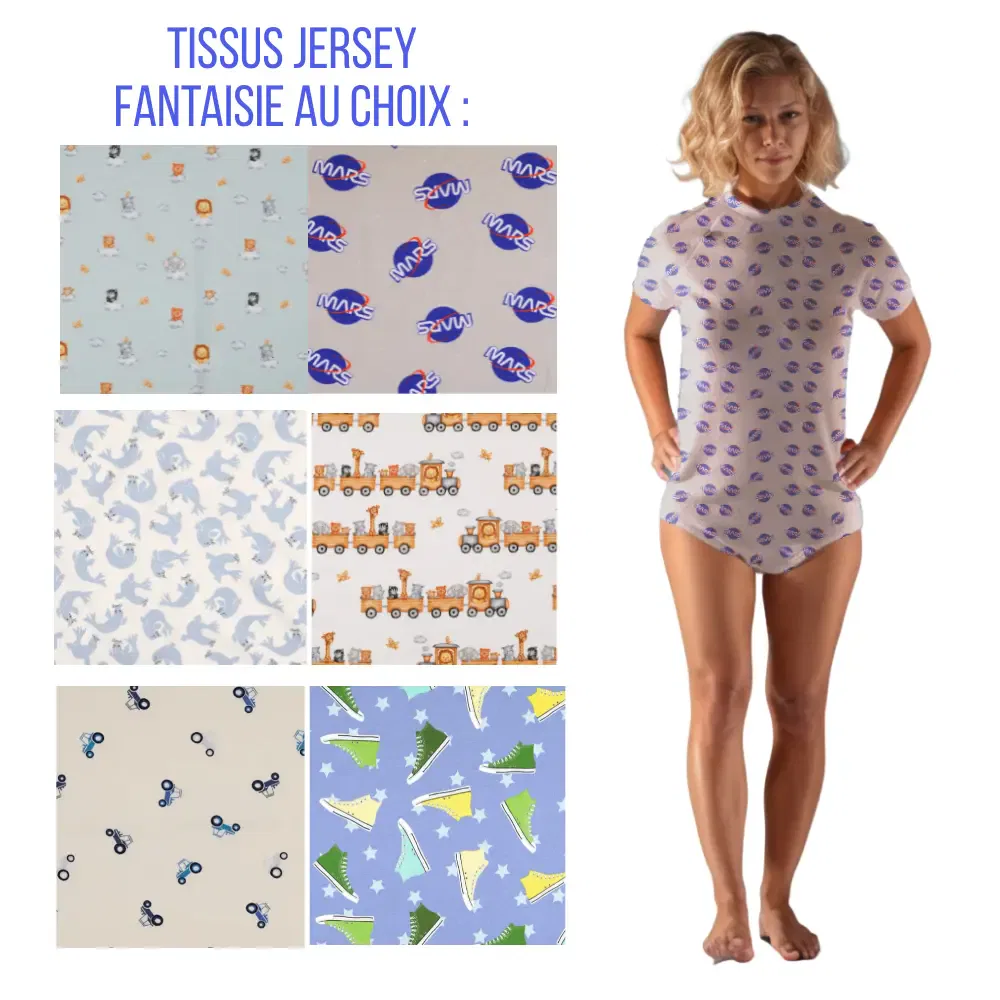 Body jersey fantaisie