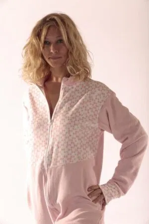 Little girl terry jumpsuit