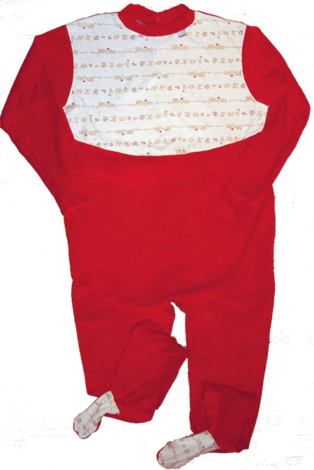 Fancy velvet onesie Petit Zoo