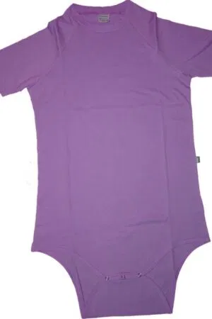 Purple cotton bodysuit