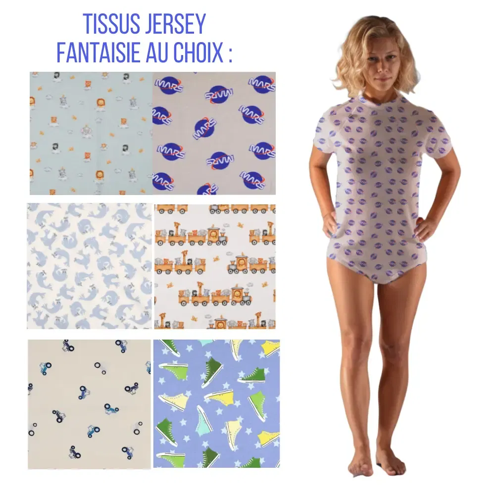 Fancy jersey bodysuit