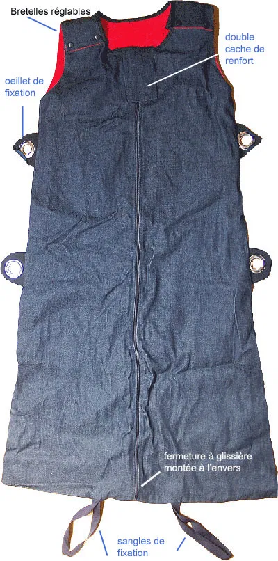 Safe sleeping bag for restless adults and children