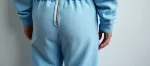 Advantages of the onesie, back closure